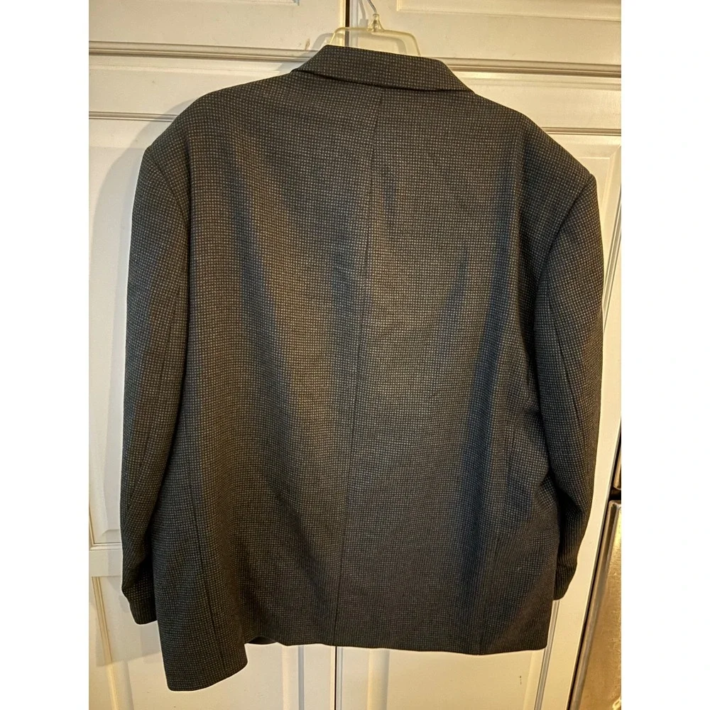 Mens Grey Micro Dot Pattern Blazer Jacket‎ Dress Coat
